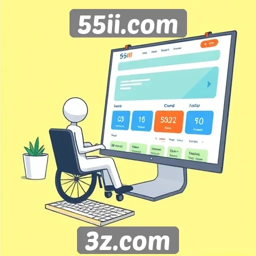 Acessibilidade e interface do 55ii.com analisadas