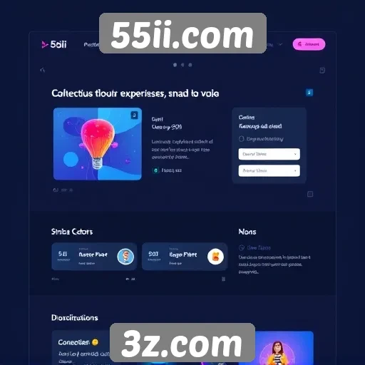 Interface e experiência do usuário no 55ii.com